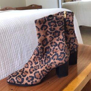 Franco Sarto Leopard Print Boot